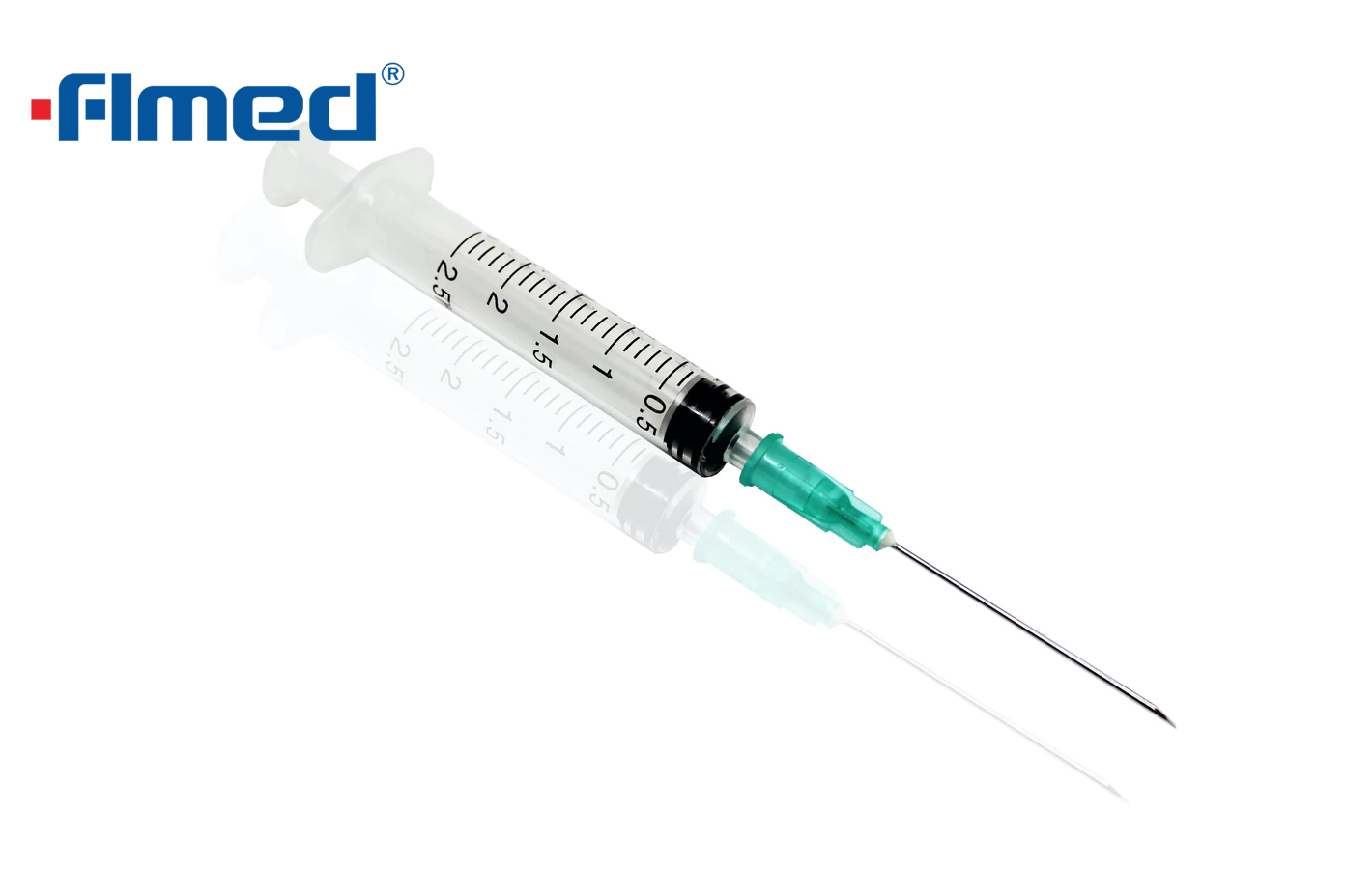 2.5ml Syringe With Needle-25g 1 Inch Needle, Disposable Individual